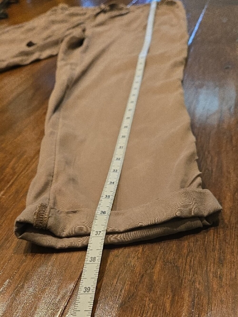 Nicole Miller Taupe Drawstring Elastic Waist Pants - Picture 6 of 9